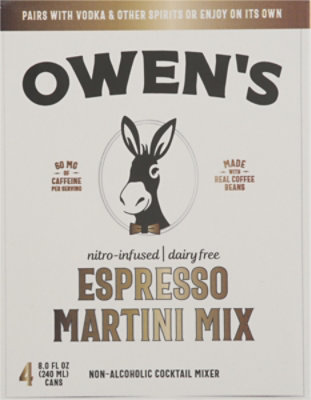 Owen's Espresso Martini Mix Cans - 4-8 Fl. Oz. - Image 6