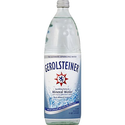 Gerolsteiner Sparkling Mineral Water - 33.8 Fl. Oz. - Image 2