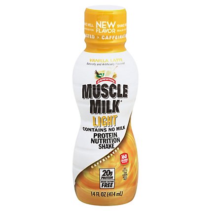 Muscle Milk Vanilla Latte Lght - 14 Fl. Oz. - Image 1