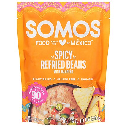 Somos Refried Beans Spicy - 10 Oz - Image 3