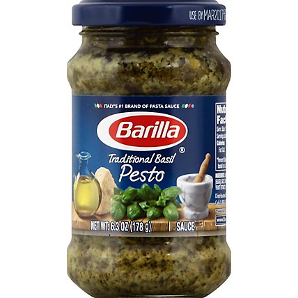 Barilla Sauce Pesto Traditional Basil - 6.3 Oz - Image 2