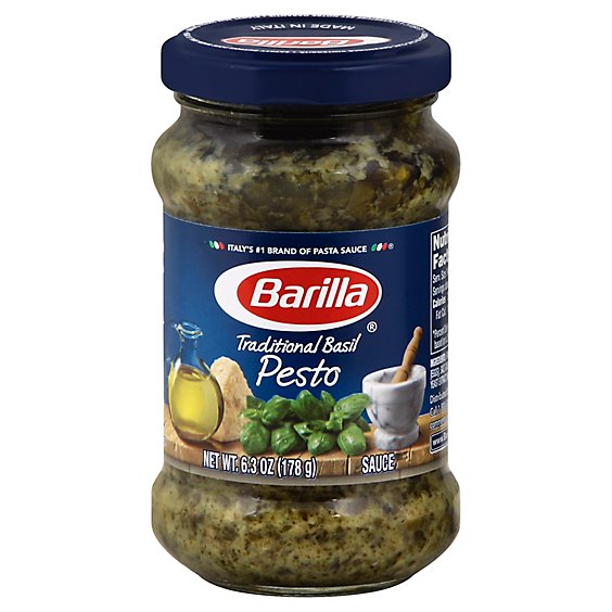 Barilla Sauce Pesto Traditional Basil - 6.3 Oz