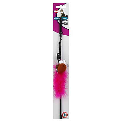 Spot Ethical Feather Boa Toy With Wand - Each - Image 1