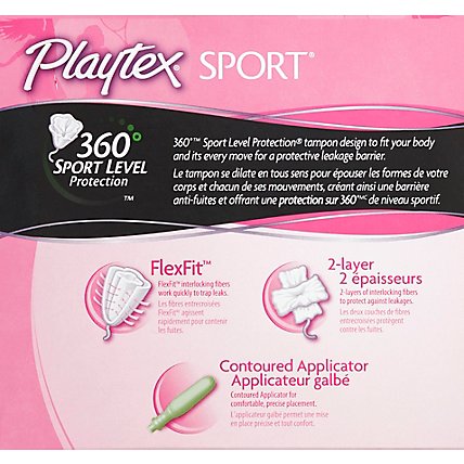 Playtex Sport Fresh Scent Multi Pack Tampons - 36 Count - Image 3