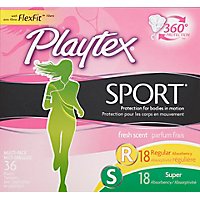 Playtex Sport Fresh Scent Multi Pack Tampons - 36 Count - Image 2
