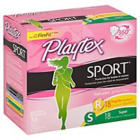 Playtex Sport Fresh Scent Multi Pack Tampons - 36 Count - Image 1