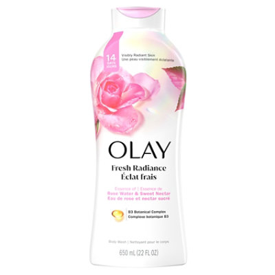 Olay Fresh Outlast Rose Water & Sweet Nectar Body Wash - 22 Fl. Oz. - Image 6