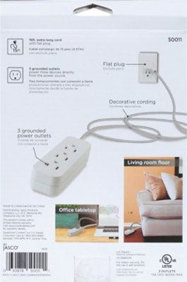 Cordinate 15 Feet Extension Cord - Each - Image 4