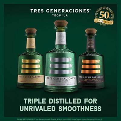 Tres Generaciones Plata Tequila - 750 Ml - Image 2