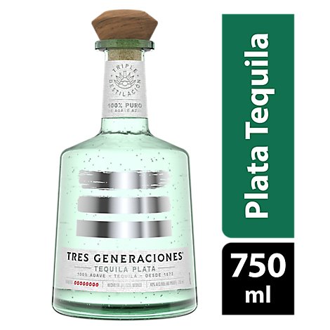 Sauza Tequila Tres Generaciones Plata - 750 Ml