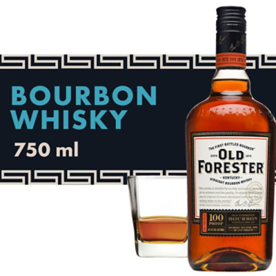 Old Forester Kentucky Straight Bourbon Whisky 100 Proof Bottle - 750 Ml - Image 1