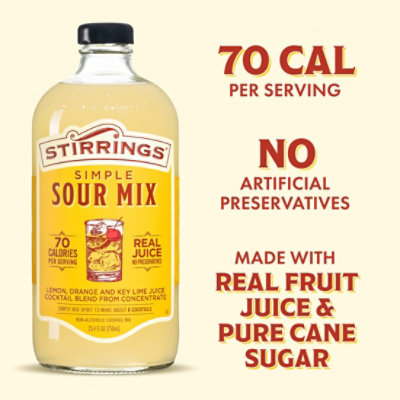 Stirrings Simple Sour Mix 750ml - 750 Ml - Image 2