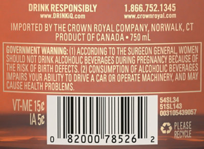 Crown Royal Bourbon Mash 13yr 90 - 750 Ml - Image 3