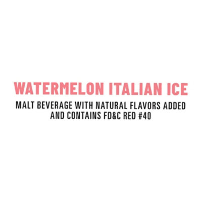 Seagram's Escapes Italian Ice Watermelon - 4-11.2 Fl. Oz. - Image 4