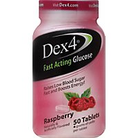 Dex4 Raspberry Chewable Glucose Tablets - 50 Count - Image 2