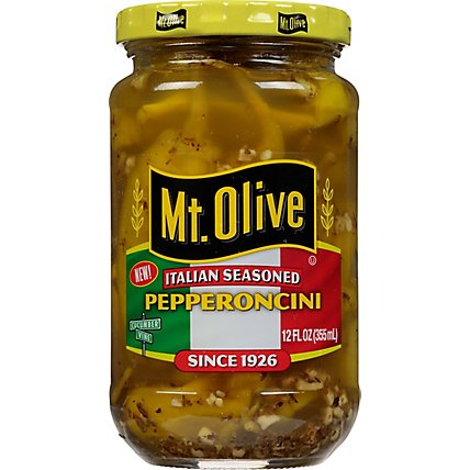 Mt. Olive Italian Seasoned Pepperoncini - 12 Fl. Oz. - Image 2