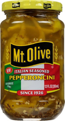 Mt. Olive Italian Seasoned Pepperoncini - 12 Fl. Oz. - Image 2