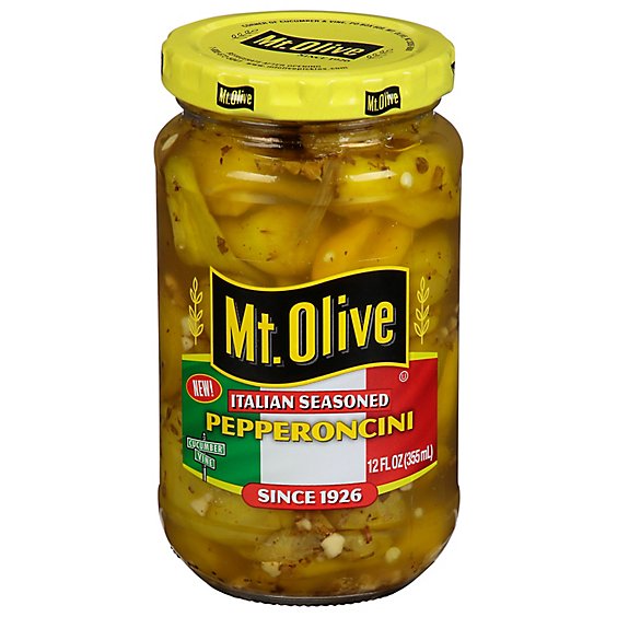Mt. Olive Italian Seasoned Pepperoncini - 12 Fl. Oz.