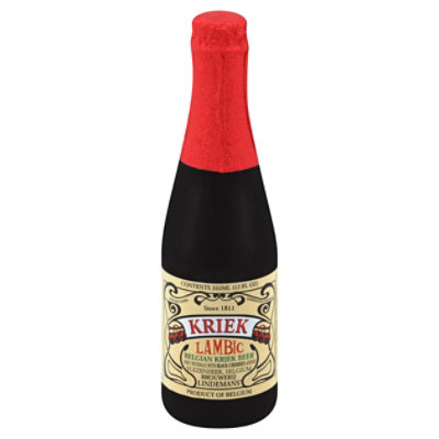 Lindemans Kriek Lambic Beer Bottle - 12 Fl. Oz. - Image 1