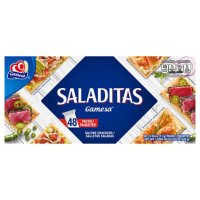Gamesa Saltine Crackers - Galletas Saladas 14.7 Oz (Pack of 18)