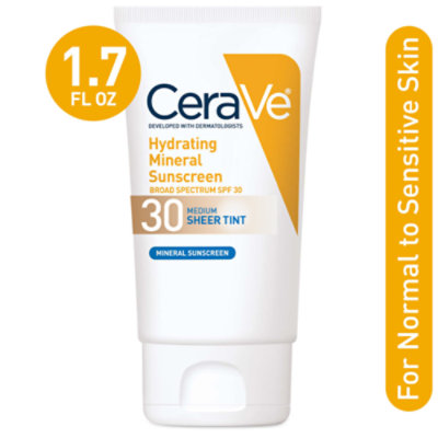 CeraVe Hydrating SPF 50 Mineral Sunscreen - 5 Oz - Image 2