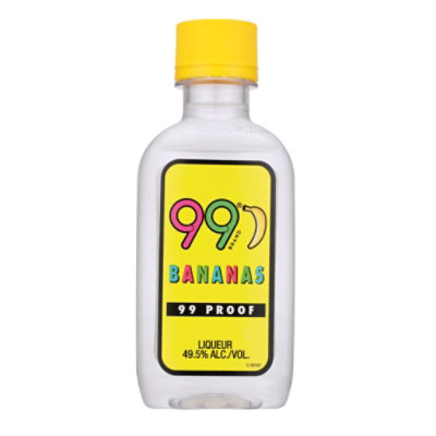 99 Brand Bananas Liqueur 99 Proof - 100 Ml - Image 1