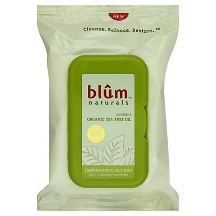 Blum Naturals Towelettes Daily/Oily - Each - Image 1