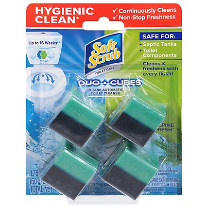 Soft Scrub Duo-Cubes Alpine Fresh In-Tank Toilet Bowl Cleaner - 4 Count - Image 3