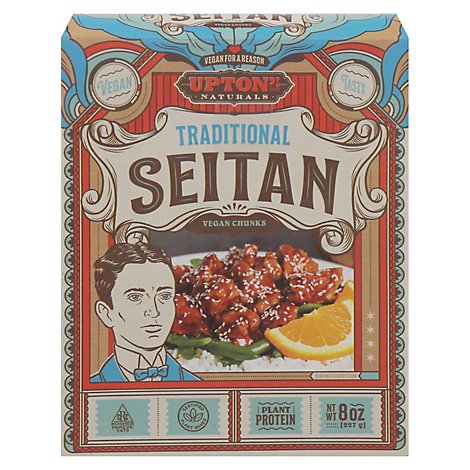 Uptons Naturals Seitan Traditional In Chunks - 8 Oz