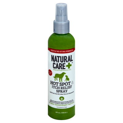 Natural care plus hot 2025 spot itch relief spray