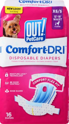 Out Disposable Fashion Diapers Xs/Sm - 16 Count - Image 2