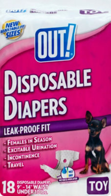 Out Toy Disposable Diaper - 18 Count - Image 3