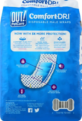 Out Disposable Male Wrap - 12 Count - Image 4