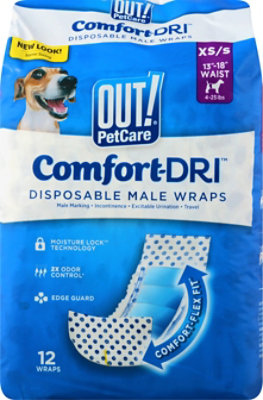 Out Disposable Male Wrap - 12 Count - Image 2