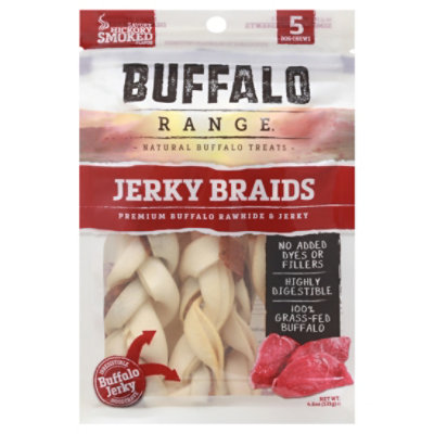 Buffalo Range Jerky Braids Smoked - 5 Count - Image 2
