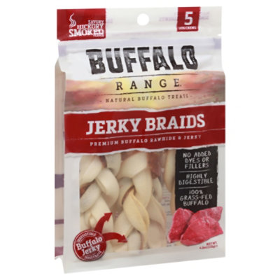 Buffalo Range Jerky Braids Smoked 5 Count Randalls