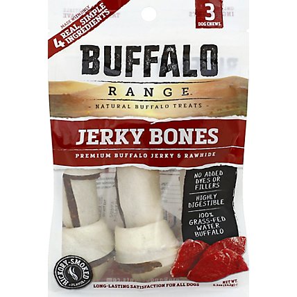 Buffalo Range Jerky Bones Smoked - 3 Count - Image 2