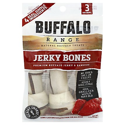 Buffalo Range Jerky Bones Smoked - 3 Count - Image 1