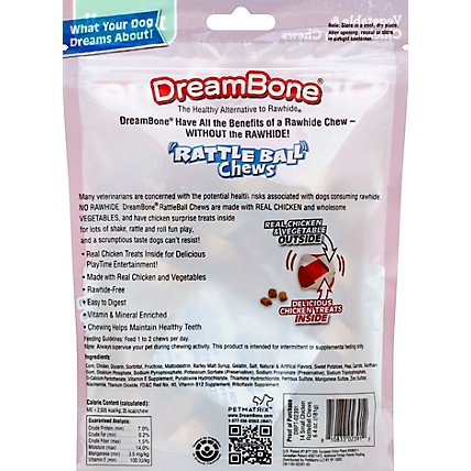 Dreambone Rattleball Chews Chicken Sm - 14 Count - Image 3