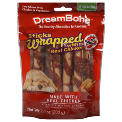 Dreambone Chicken Wrapped Stick Lg - 8 Count - Image 3