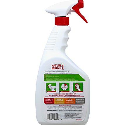 Natures Miracle Stain & Odor Remover Cat - 32 Oz - Image 3