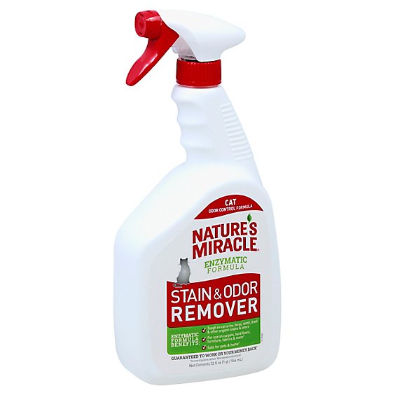Natures Miracle Stain & Odor Remover Cat - 32 Oz