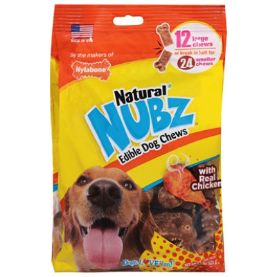 Nylabone Nubz Dog Chews Edible Chicken Large 12 Count - 1.5 Lb - Image 3