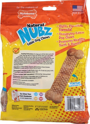 Nylabone Nubz Dog Chews Edible Chicken Large 12 Count - 1.5 Lb - Image 5