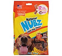 Nylabone Nubz Dog Chews Edible Chicken Large 12 Count - 1.5 Lb