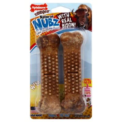 Nubz Bison Chews Jumbo - 2 Count - Image 1