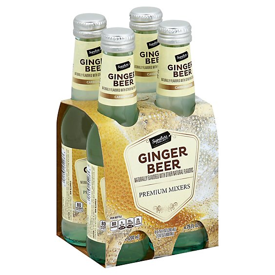 Signature Select Ginger Beer - 4-6.75 Fl. Oz.