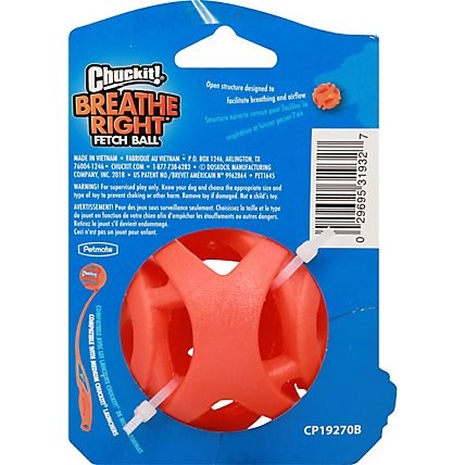 Chuckit! Breathe Right Fetch Ball MD - 1 Each - Image 4