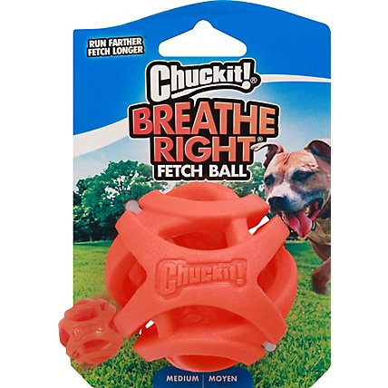 Chuckit! Breathe Right Fetch Ball MD - 1 Each - Image 2