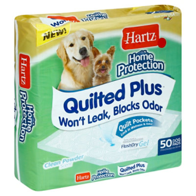 Hartz Hp Quilted Plus Pads - 50 Count - Image 1